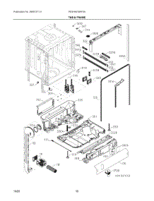 06 - Tub & Frame parts for Electrolux Washer PDSH4816AF0A from AppliancePartsPros.com