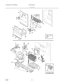 04 - System parts for Electrolux Refrigerator PRDA1922AF1 from AppliancePartsPros.com