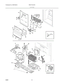 04 - System parts for Electrolux Refrigerator PRDF1922AF0 from AppliancePartsPros.com
