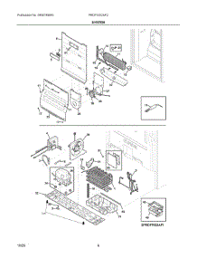 04 - System parts for Electrolux Refrigerator PRDF1922AF2 from AppliancePartsPros.com