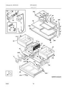 05 - Shelves parts for Electrolux Refrigerator PRFC2383AF2 from AppliancePartsPros.com
