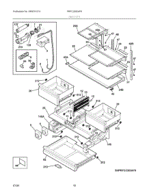 05 - Shelves parts for Electrolux Refrigerator PRFC2383AF9 from AppliancePartsPros.com