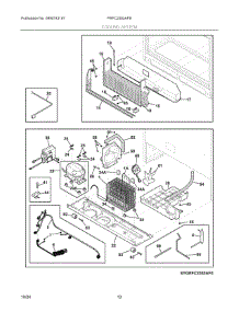 06 - Cooling System parts for Electrolux Refrigerator PRFC2383AFB from AppliancePartsPros.com