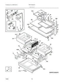 05 - Shelves parts for Electrolux Refrigerator PRFC2383AFC from AppliancePartsPros.com