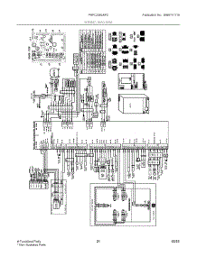 11 - Wiring Diagram parts for Electrolux Refrigerator PRFC2383AFD from AppliancePartsPros.com