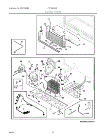 06 - Cooling System parts for Electrolux Refrigerator PRFG2383AF1 from AppliancePartsPros.com