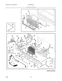 06 - Cooling System parts for Electrolux Refrigerator PRFG2383AF3 from AppliancePartsPros.com