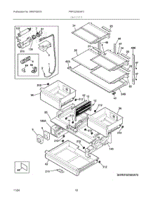 05 - Shelves parts for Electrolux Refrigerator PRFG2383AF3 from AppliancePartsPros.com