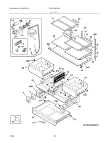 05 - Shelves parts for Electrolux Refrigerator PRFG2383AF4 from AppliancePartsPros.com
