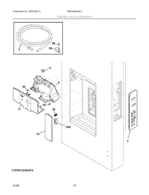 07 - Controls & Ice Dispenser parts for Electrolux Refrigerator PRFS2883AF3 from AppliancePartsPros.com