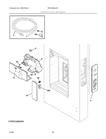 07 - Controls & Ice Dispenser parts for Electrolux Refrigerator PRFS2883AF4 from AppliancePartsPros.com