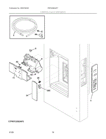 07 - Controls & Ice Dispenser parts for Electrolux Refrigerator PRFS2883AF7 from AppliancePartsPros.com