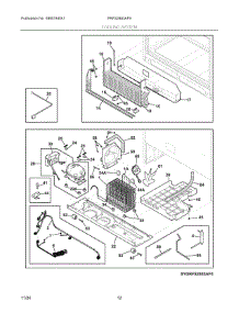 06 - Cooling System parts for Electrolux Refrigerator PRFS2883AF9 from AppliancePartsPros.com