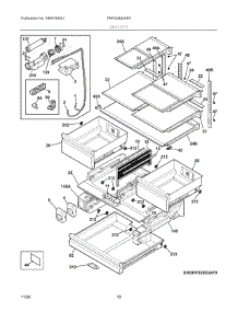 05 - Shelves parts for Electrolux Refrigerator PRFS2883AF9 from AppliancePartsPros.com