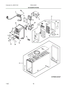 09 - Ice Maker System parts for Electrolux Refrigerator PRMC2285AF from AppliancePartsPros.com