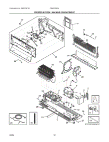 07 - Freezer System  /  Machine Compartment parts for Electrolux Refrigerator PRMC2285AF02 from AppliancePartsPros.com