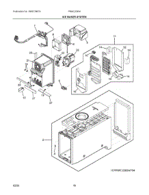 09 - Ice Maker System parts for Electrolux Refrigerator PRMC2285AF04 from AppliancePartsPros.com
