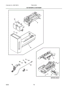 10 - Ice Makers & Container parts for Electrolux Refrigerator PRMC2285AF04 from AppliancePartsPros.com