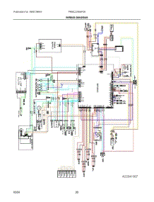11 - Wiring Diagram parts for Electrolux Refrigerator PRMC2285AF06 from AppliancePartsPros.com