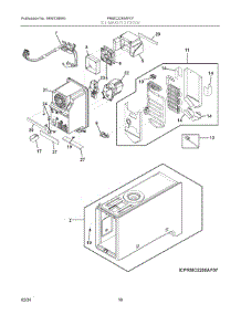 09 - Ice Maker System parts for Electrolux Refrigerator PRMC2285AF07 from AppliancePartsPros.com