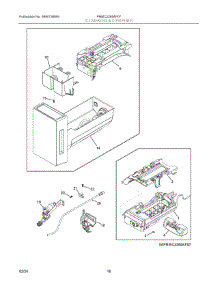 10 - Ice Makers & Container parts for Electrolux Refrigerator PRMC2285AF07 from AppliancePartsPros.com