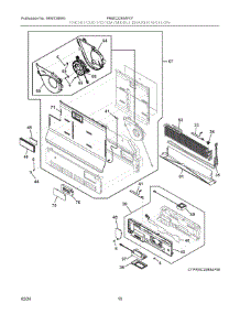 06 - Fresh Food System  /  Middle Drawer Air Flow parts for Electrolux Refrigerator PRMC2285AF07 from AppliancePartsPros.com