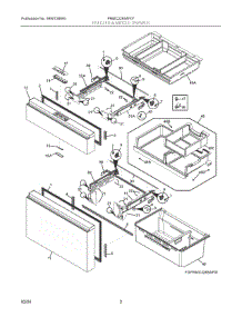 02 - Freezer & Middle Drawer parts for Electrolux Refrigerator PRMC2285AF07 from AppliancePartsPros.com