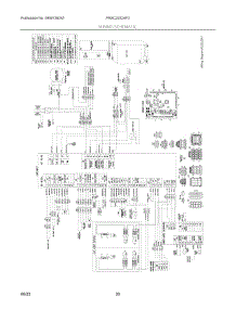 11 - Wiring Schematic parts for Electrolux Refrigerator PRSC2222AF3 from AppliancePartsPros.com