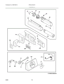 06 - Controls parts for Electrolux Refrigerator PRSC2222AF4 from AppliancePartsPros.com