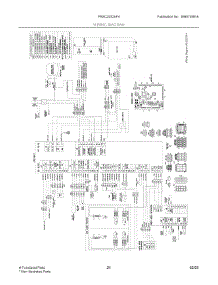 12 - Wiring Diagram parts for Electrolux Refrigerator PRSC2222AF4 from AppliancePartsPros.com