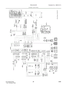 12 - Wiring Diagram parts for Electrolux Refrigerator PRSC2222AF6 from AppliancePartsPros.com