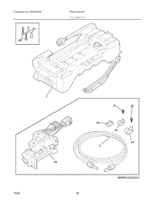 10 - Ice Maker parts for Electrolux Refrigerator PRSC2222AF7 from AppliancePartsPros.com