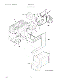 09 - Ice Container parts for Electrolux Refrigerator PRSC2222AF7 from AppliancePartsPros.com