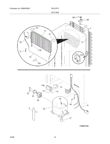 07 - System parts for Electrolux Refrigerator R22CWF6 from AppliancePartsPros.com