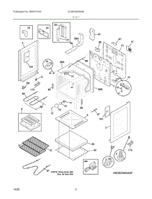 03 - Body parts for Electrolux Range SCRE3054AWE from AppliancePartsPros.com