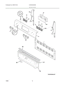 02 - Backguard parts for Electrolux Range SCRE3054AWE from AppliancePartsPros.com