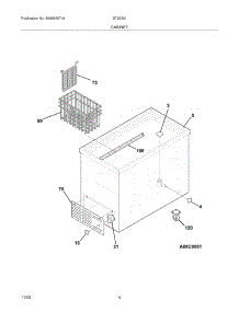 05 - Cabinet parts for Electrolux ST20G4 from AppliancePartsPros.com