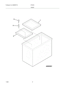 03 - Door parts for Electrolux ST20G4 from AppliancePartsPros.com