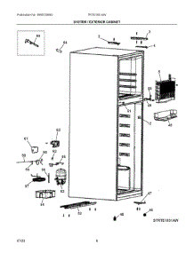 04 - System  /  Exterior Cabinet parts for Electrolux Refrigerator TRTE1831AW from AppliancePartsPros.com