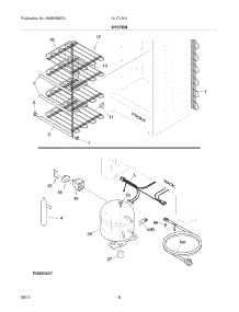 07 - System parts for Electrolux Freezer UL1710A1 from AppliancePartsPros.com