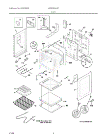 03 - Body parts for Electrolux Range VCRE3054ASF from AppliancePartsPros.com