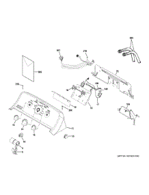 Controls Backsplash parts for Ge Washer 5TW4207ST0WS from AppliancePartsPros.com