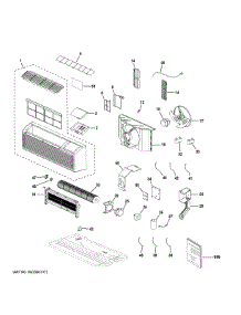 Room Air Conditioner parts for Ge Air Conditioner AH12H09E3BK1 from AppliancePartsPros.com