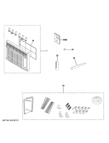 Room Air Conditioner parts for Ge Air Conditioner AHB05LZQ1 from AppliancePartsPros.com