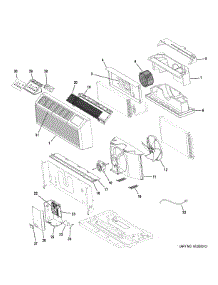 Room Air Conditioner parts for Ge Air Conditioner AHES09D3XXA1 from AppliancePartsPros.com