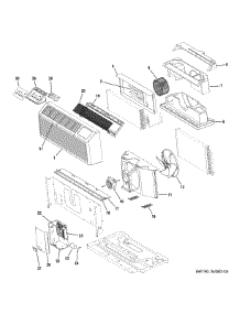 Room Air Conditioner parts for Ge Air Conditioner AHHS12E3XXA1 from AppliancePartsPros.com