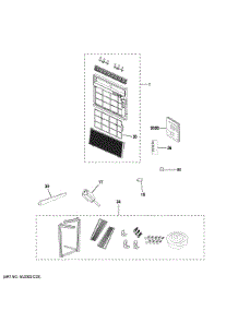Room Air Conditioner parts for Ge Air Conditioner AWCS08WWB1 from AppliancePartsPros.com