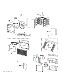 Room Air Conditioner parts for Ge Air Conditioner AWES06BWF1 from AppliancePartsPros.com