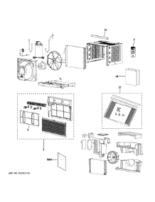 Room Air Conditioner parts for Ge Air Conditioner AWES10WWF1 from AppliancePartsPros.com
