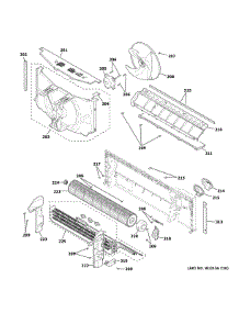 Motor Chassis Parts parts for Ge Air Conditioner AZ65H12DQMW6 from AppliancePartsPros.com